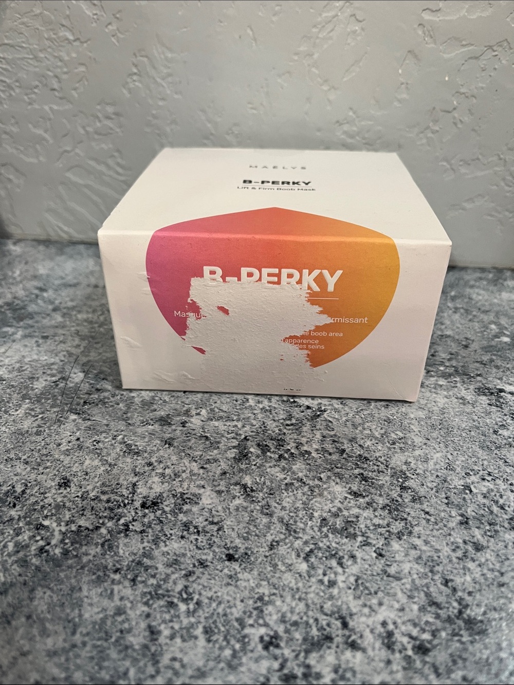 B-PERKY Pink to Orange Gradient Firming Boob Mask